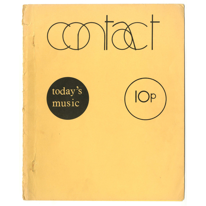 					View No. 7 (1974): Contact: A Journal for Contemporary Music
				